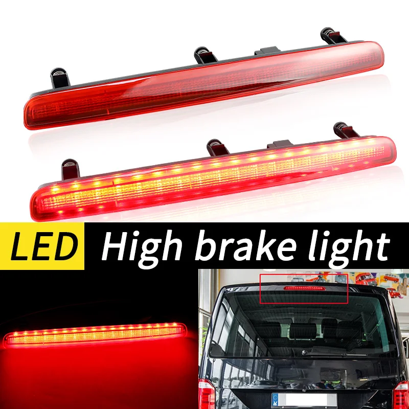 1pc Rear Third High Brake Light For Volkswagen Transporter T5 2003-2014 2015 7E0945097A LED Tail Rear Stop Signal Warning Lamp