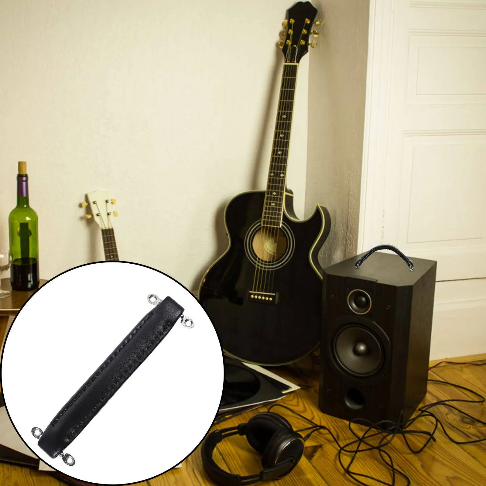 Instrument Fittings Amplifier Handle Device for Audio Amp Speaker Cabinet Artificial Material Steel Bar Reinforced