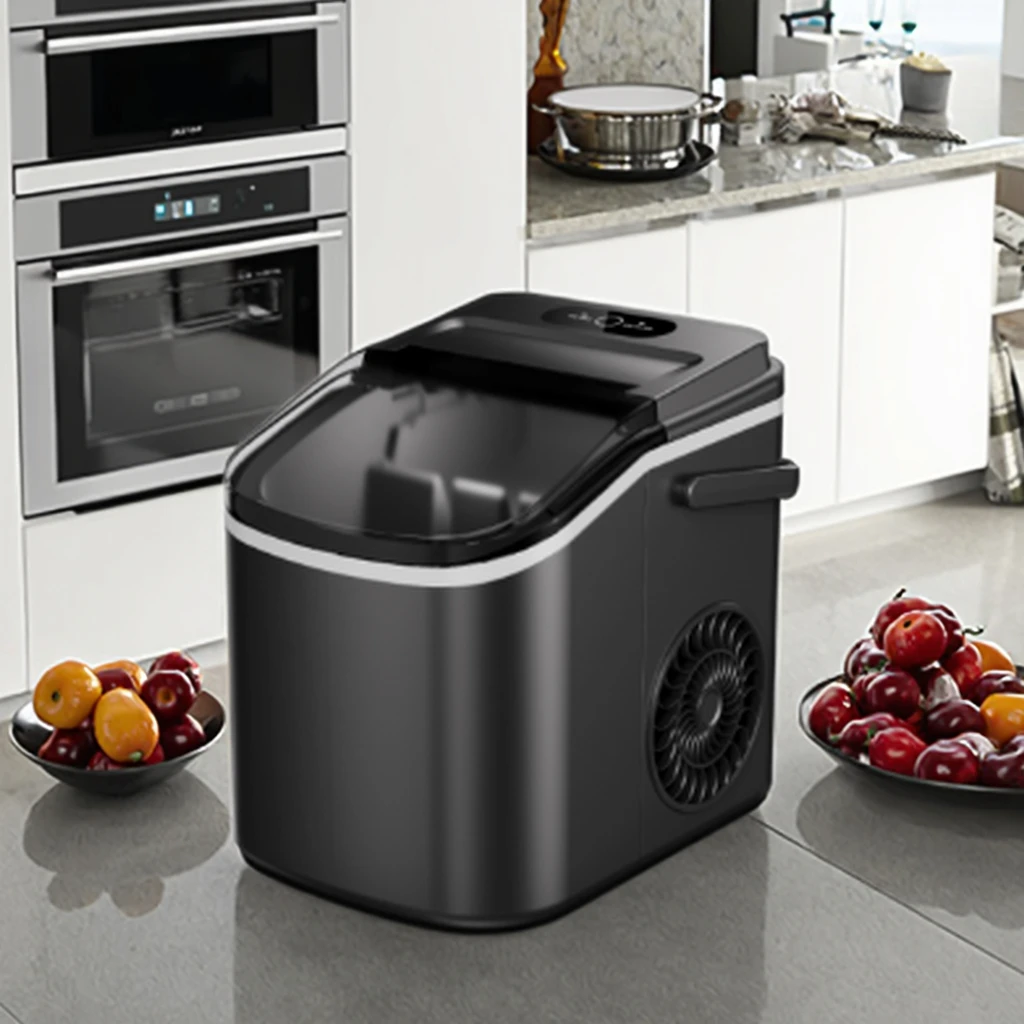 Wholesale Mini Automatic Portable Electric Ice Making Machine with Square Ice Shape Bottled Water Input for Business Use