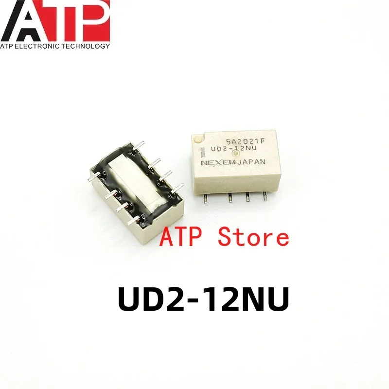 10PCS UD2-4.5NU UD2-5NU UD2-12NU 5v 12v 8-pin 1A two open two closed New original signal relay