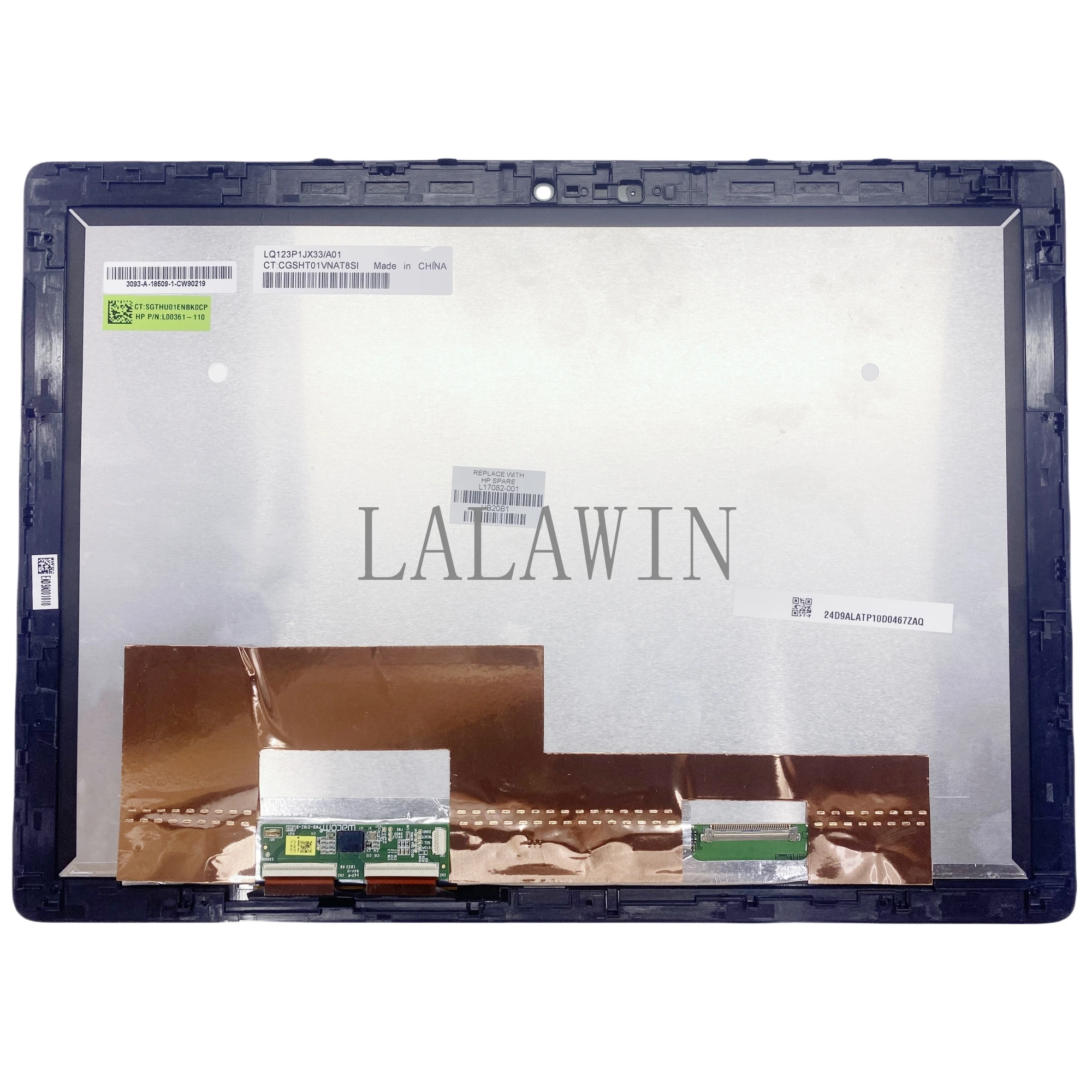 LQ123P1JX33-A01 LQ123P1JX33 for HP Envy X2 12-F Series 12-f014dx 12.3'' Laptop LCD Panel Touch Screen Assembly with Frame