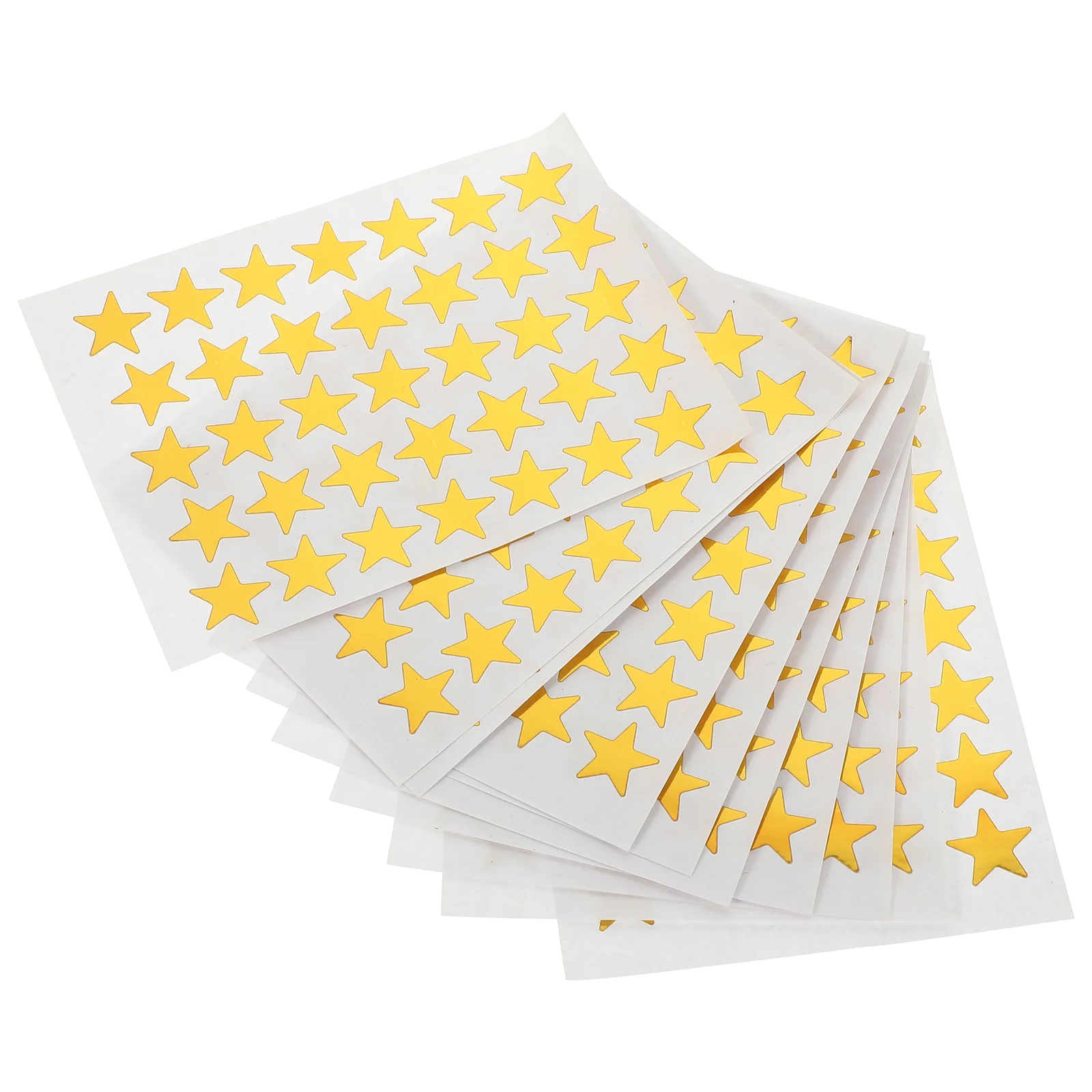 Small Stickers Transparent Self-adhesive Erasable Pvc Labels Classification 10 Sheets Packaged Scrapbook Reward Teachers