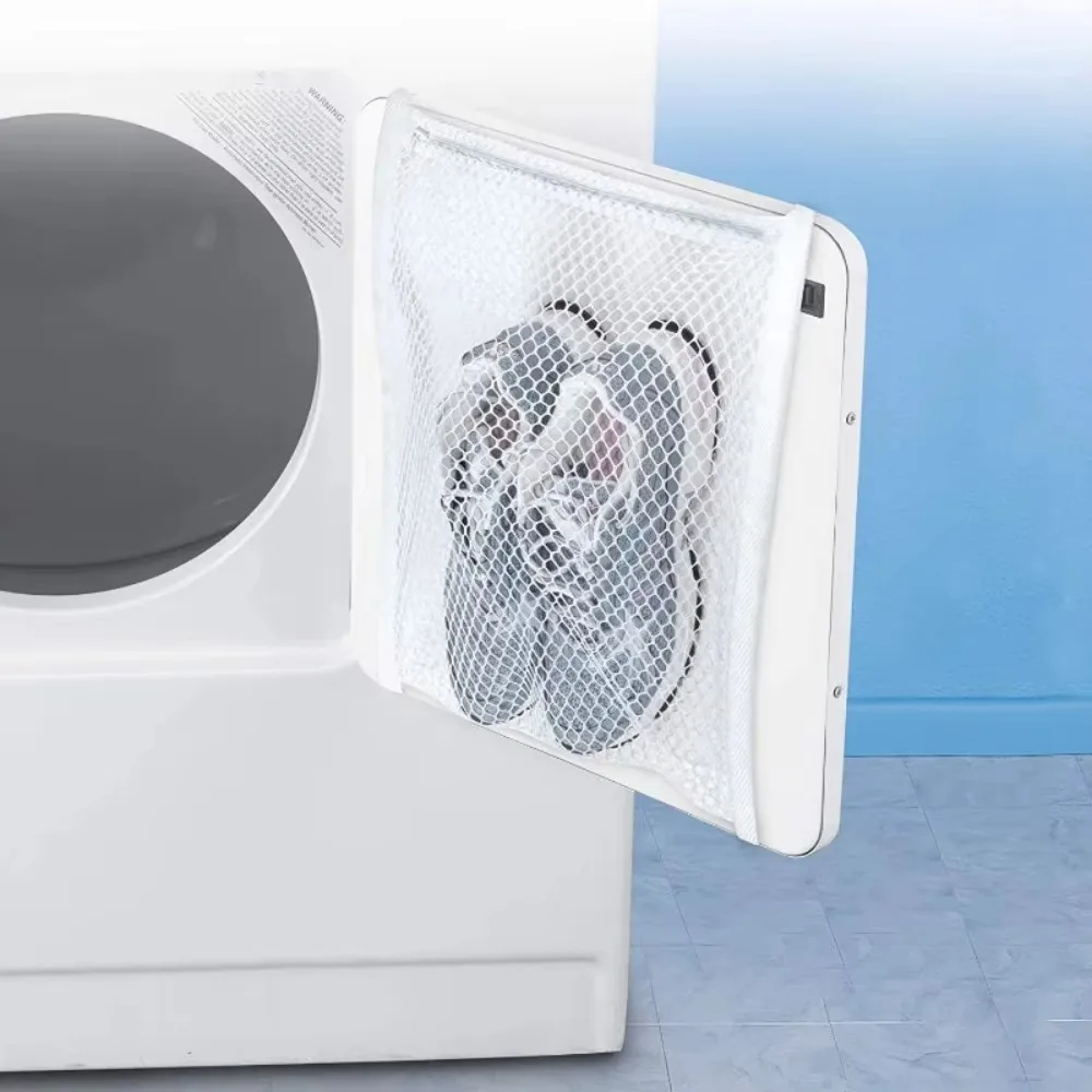 1PC Sneaker Dryer Bag, Dryer Door Shoe Net with Elastic Straps, Sneaker Laundry Bag for Shoes,40X40cm image 2