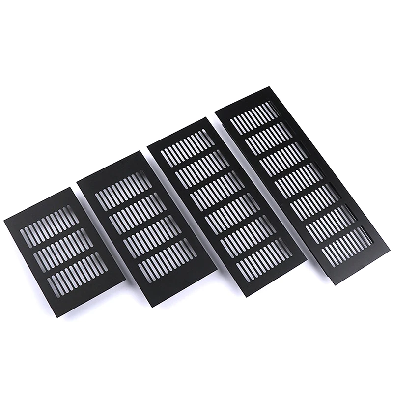 Aluminium Rectangular Cabinet Wardrobe Air Vent Grille Wardrobe Ventilation Grille Vents Furniture Parts Loubet Vent Decoration