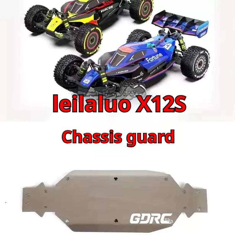 

Leilaluo X12S 1/12 электрический внедорожник, шасси из нержавеющей стали, защитная пластина, броня против царапин BUGGY