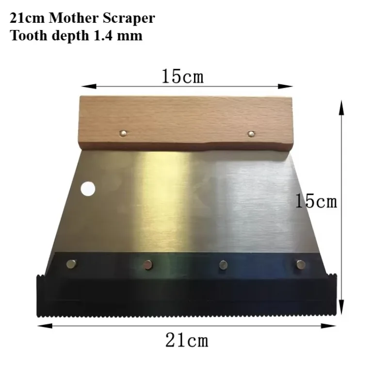 Suitable for [Brushing Glue Artifact] Sawtooth Scraper A2 Polyurethane Glue Laying PVC Plastic Floor Tool