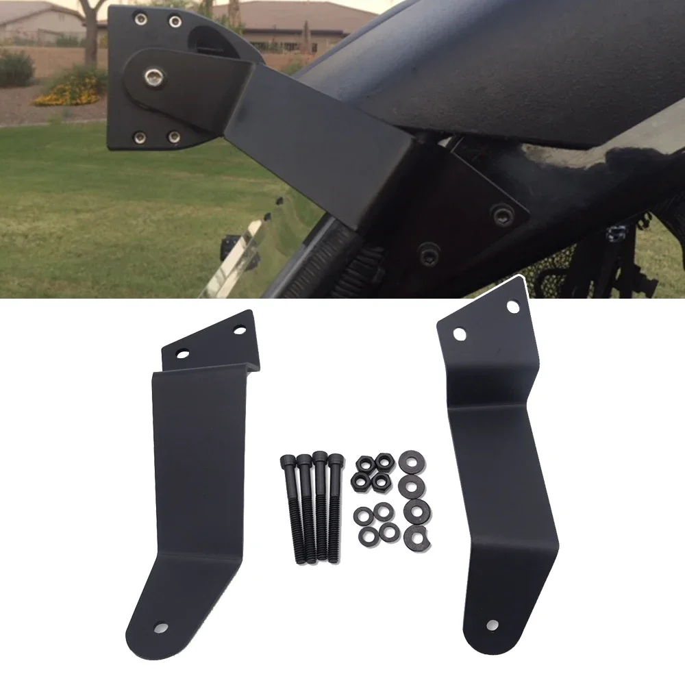 UTV Accessories Upper Roof 54 Inches Curved / Straight LED Light Bar Mount Brackets Kit For Honda Pioneer 1000 2016-2024