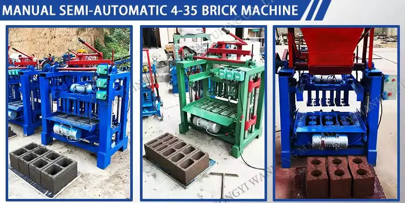 YG Concrete Cement 4-35 Paver Hollow Brick Block Making Machine for Sale