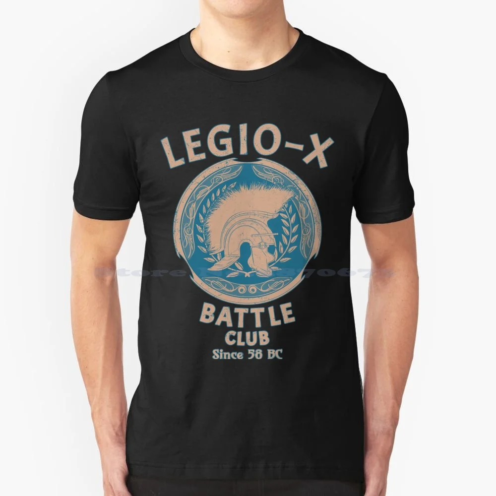 Legio X T Shirt 100% Cotton Tee Spqr Senātus Populusque Rōmānus Roman Empire Roman Antiquity Julius Caesar Roman Centurion