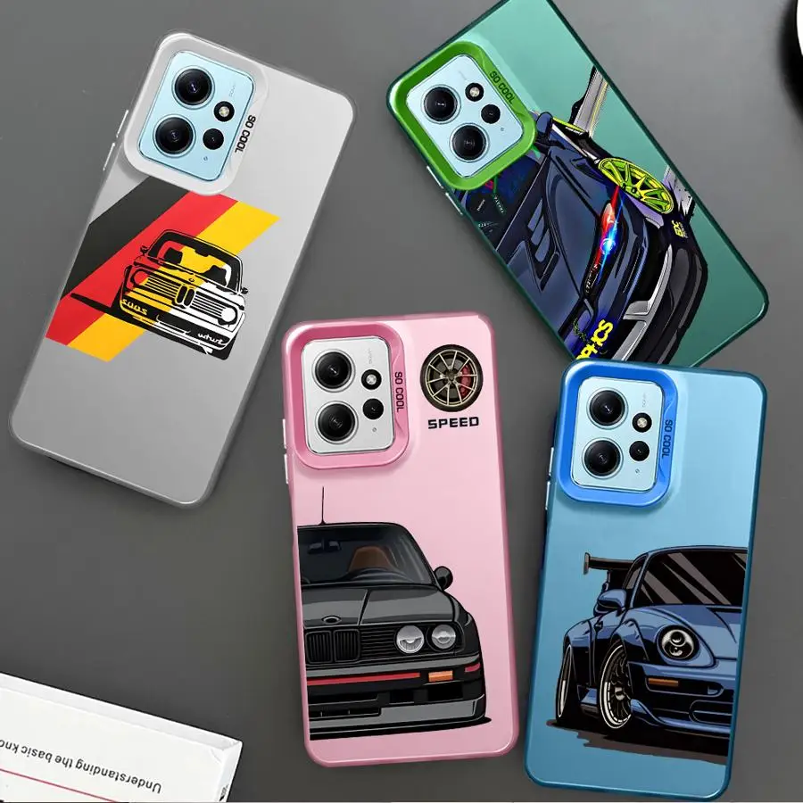 Japan JDM Sports Cars Phone Case for Xiaomi Mi 11 Lite K60 Ultra F3 GT F4 X3 NFC X3 Pro X5 C51 C50 12T Pro 13T 13T