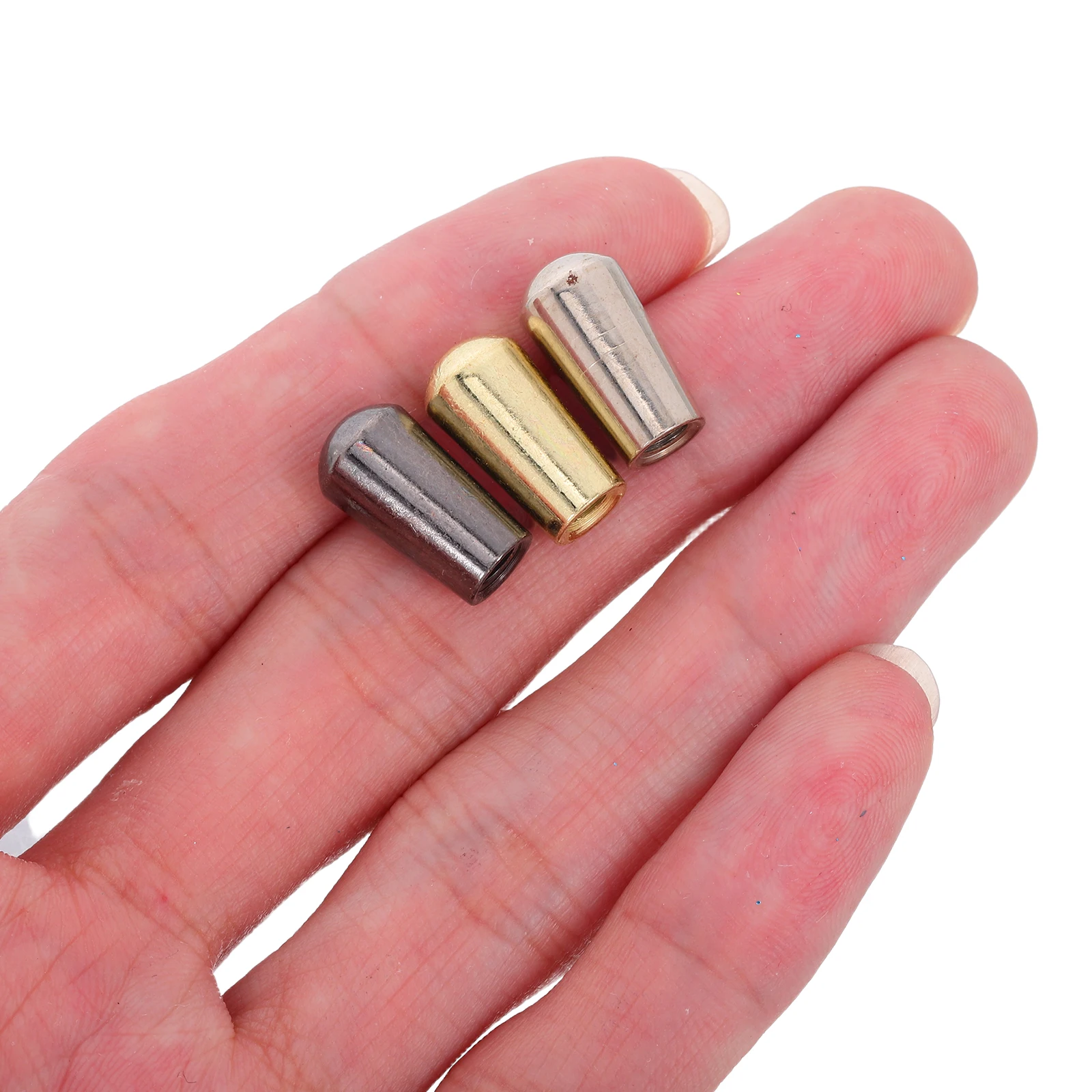 

9 Pcs Switch Electric Guitar Cap Toggle Replacement Caps Tips Pointy Selector Pickup Knob