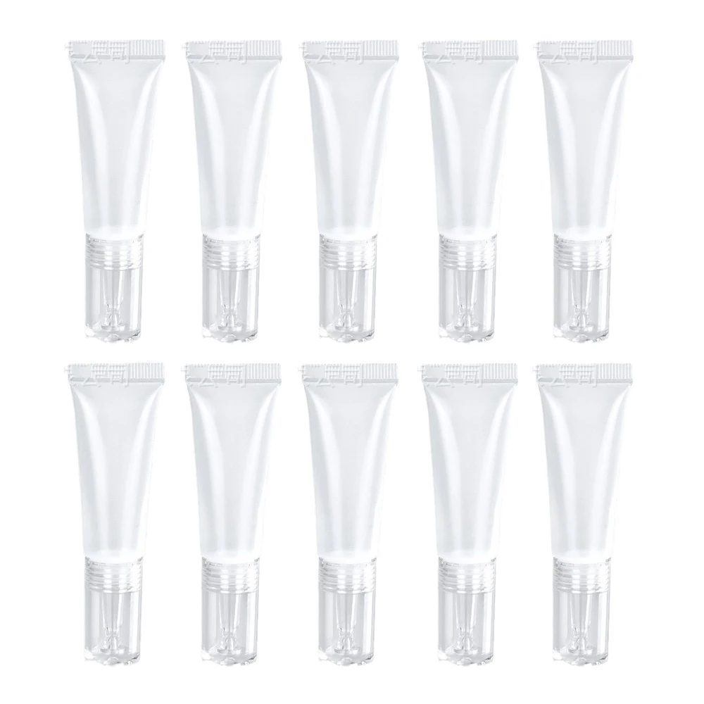 1pc 10/15ml Cosmetic Soft Tubes Hyaluronic Acid Dropper Empty Bottle Sunscreen Cream Lotion Liquid Foundation Refillable Bottles