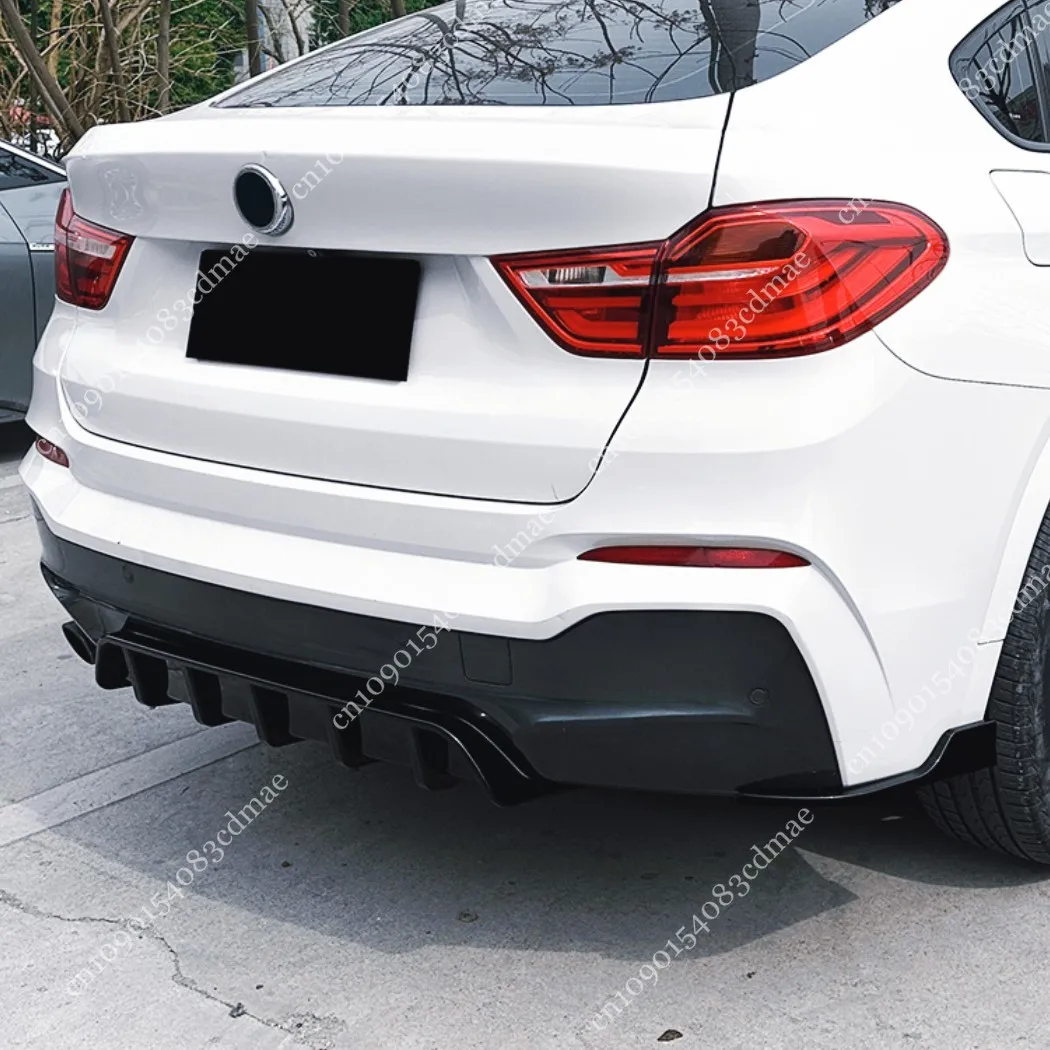 

Задний бампер, спойлер, сплиттер, боковая юбка для BMW X4 F26 M Sport 2014-2018, глянцевый черный автомобильный комплект кузова, аксессуары, тюнинг