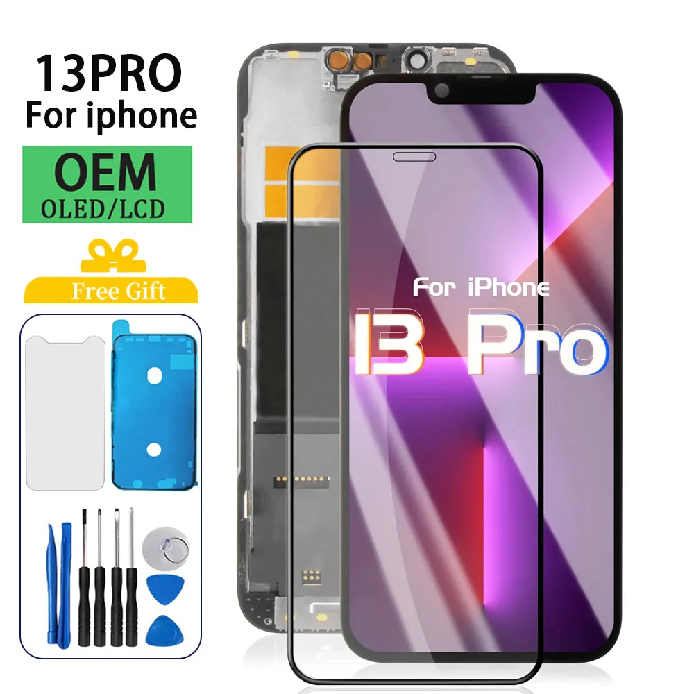 Высококачественный дисплей A2638 A2683 Incell для iPhone 13 Pro, LCD-экран с сенсорным экраном и 3D Touch для iPhone 13 Pro L