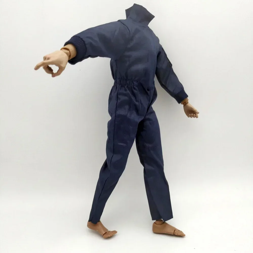 1/6 Scale Jumpsuit One-piece Suit Auto Repair Uniforms Clothes Model for 12in Action Figure Toy Collections