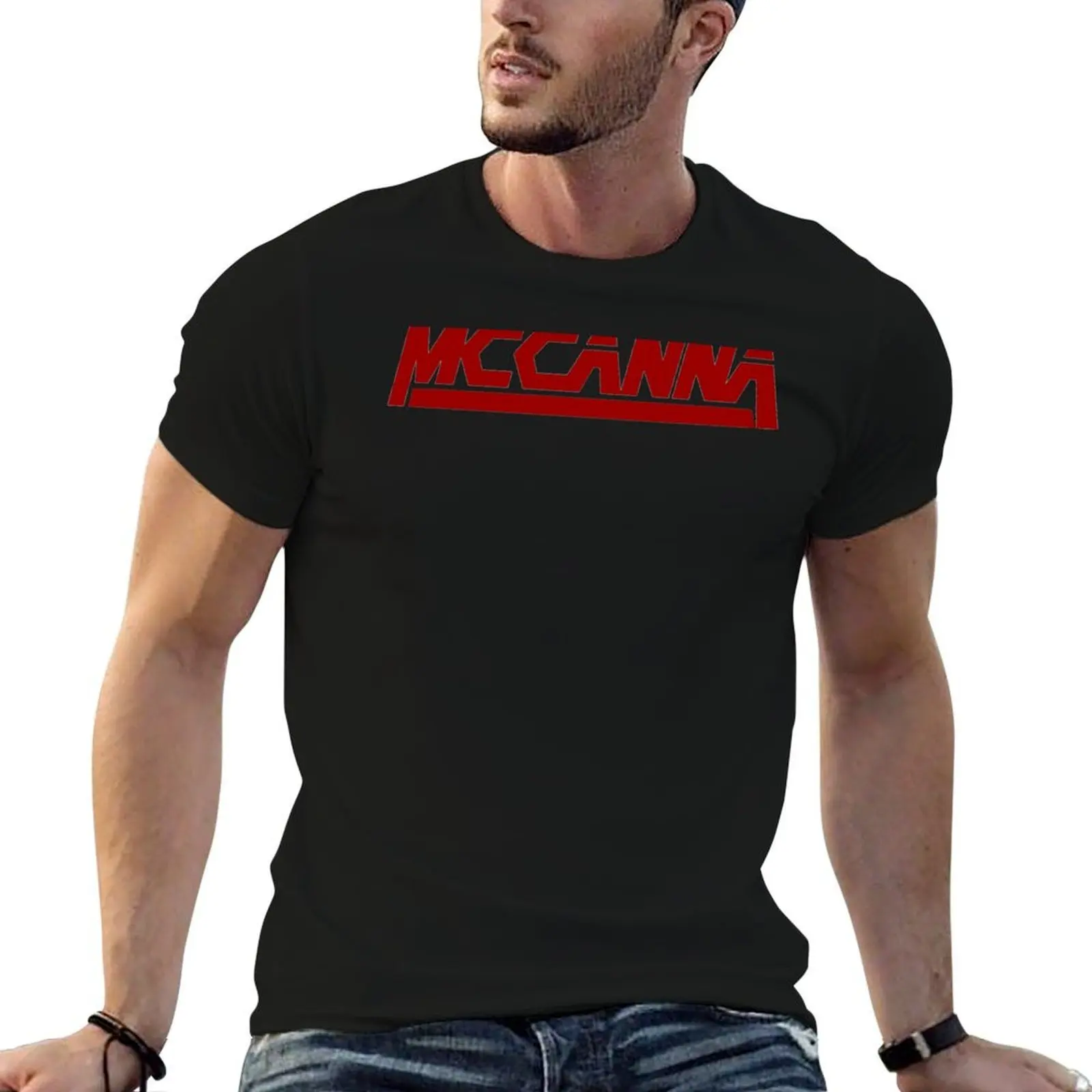 MCCANNA - the MGS logo, rouge T-Shirt graphic t shirts funny shirt cotton mens shirts graphic tee