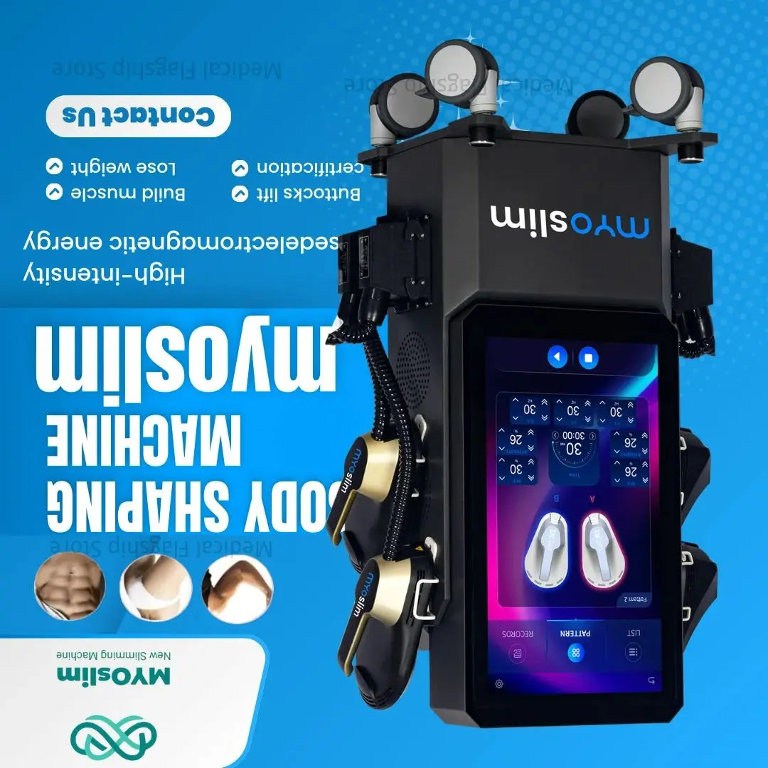 

Аппарат для коррекции фигуры MYOslim Pro 6500W, 15 Тесла HiEMT, профессиональный прибор для стимуляции мышц, снижения веса и похудения