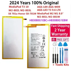 4800mAh 2024 Year 100% Original New Battery For Huawei MediaPad T3 10 AGS-L09 AGS-W09 AGS-L03 T3 9.6 LTE Tablet Battery + Tools