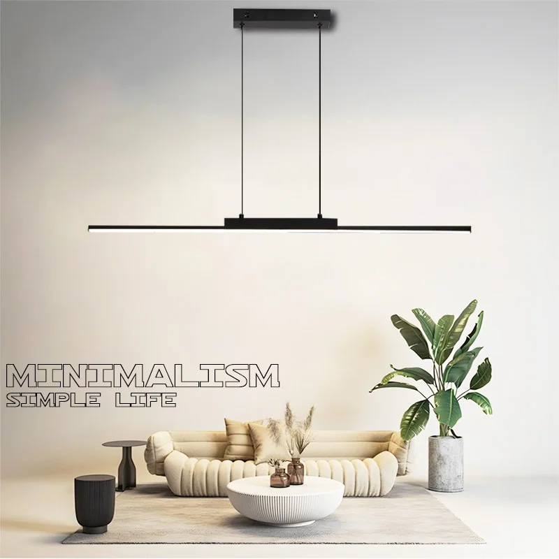 Nordic LED Suspended Hanging Lamps for Living Room Hard-wired 20w LED Chandelier Lighting LED Cord Pendant Lamps for Kitchen Bar
