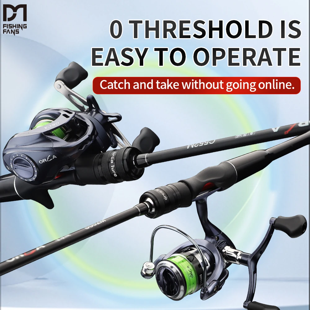 

Удочка FISHINGFANS ORCA LURE для спиннинга и кастинга, с конической рукояткой, из высокоуглеродистого волокна, средней мощности.