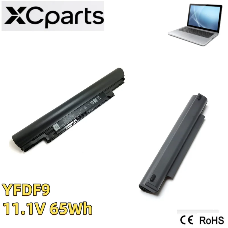 

6Cell New 11.1V 65Wh YFDF9 Laptop Battery For DELL Vostro V131 Gen 2 Latitude 3340 3350 E3340 E3350 5MTD8 JR6XC HGJW8 451-BBJB