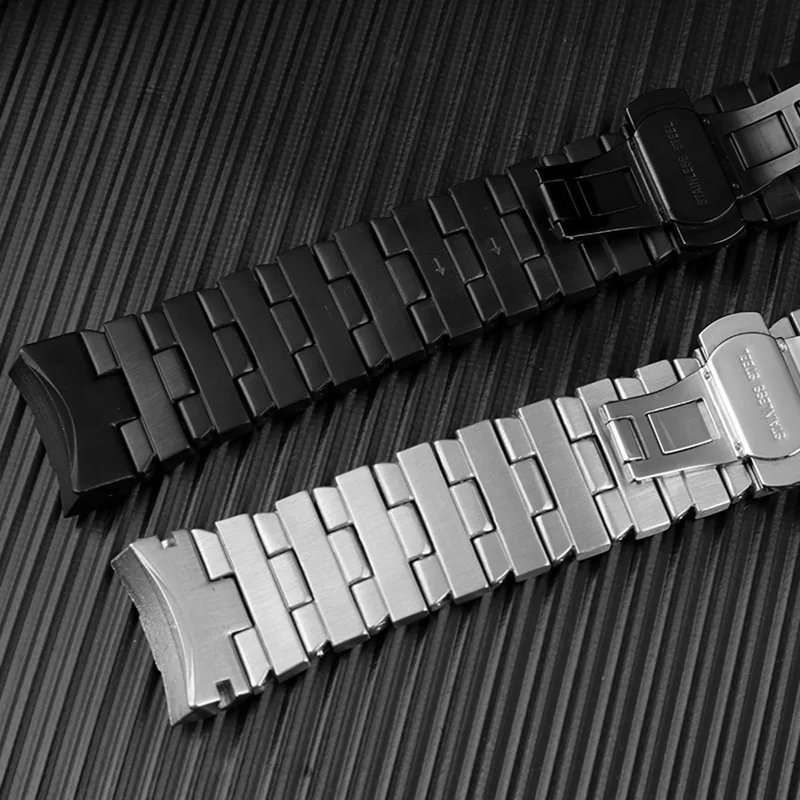 Imagem -02 - Pulseira de 22 mm 24 mm Solo Pulseira de Metal para Panerai Pam441 111 Série Topo Marca de Luxo Pulseira Masculina Aço Inoxidável