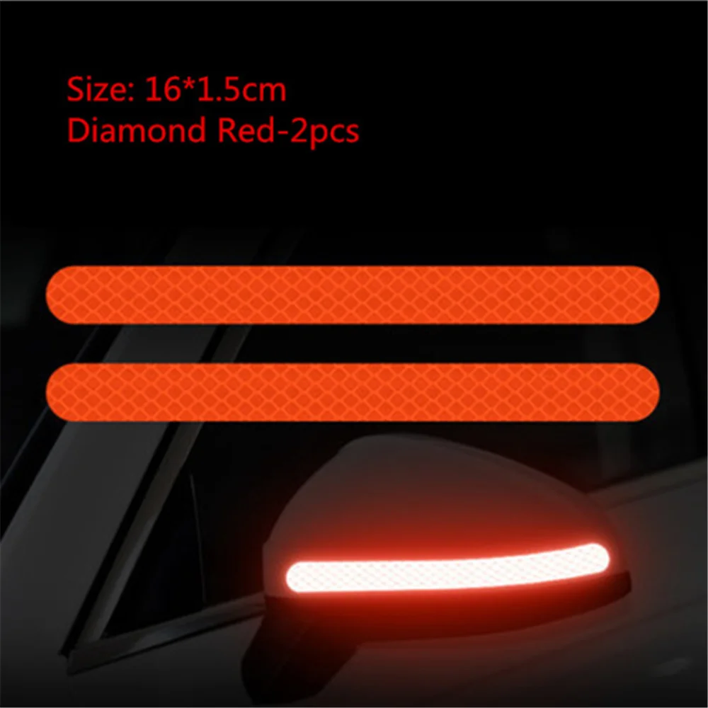 Car rearview mirror reflective strip sticker for Opel Mokka Corsa Astra G J H insignia Vectra Zafira Kadett Monza Combo Meriva