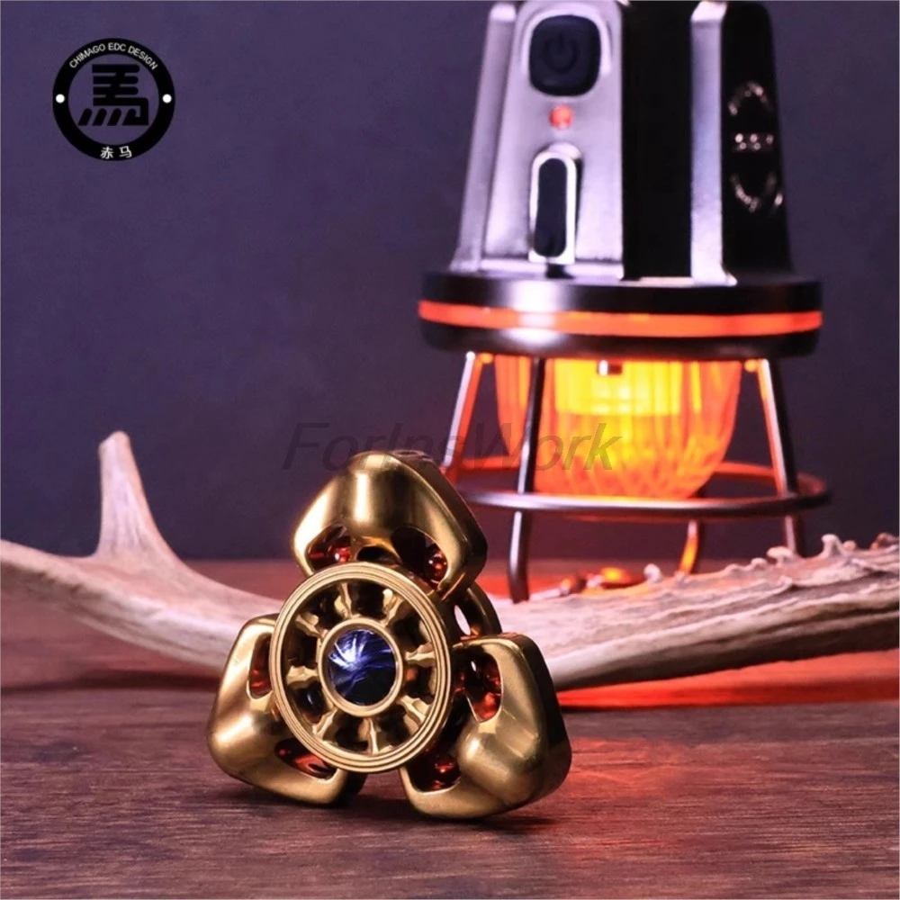 Chimago Tungsten Gold Hand Stress Relief Toys Fidget Spinner Boy Toys