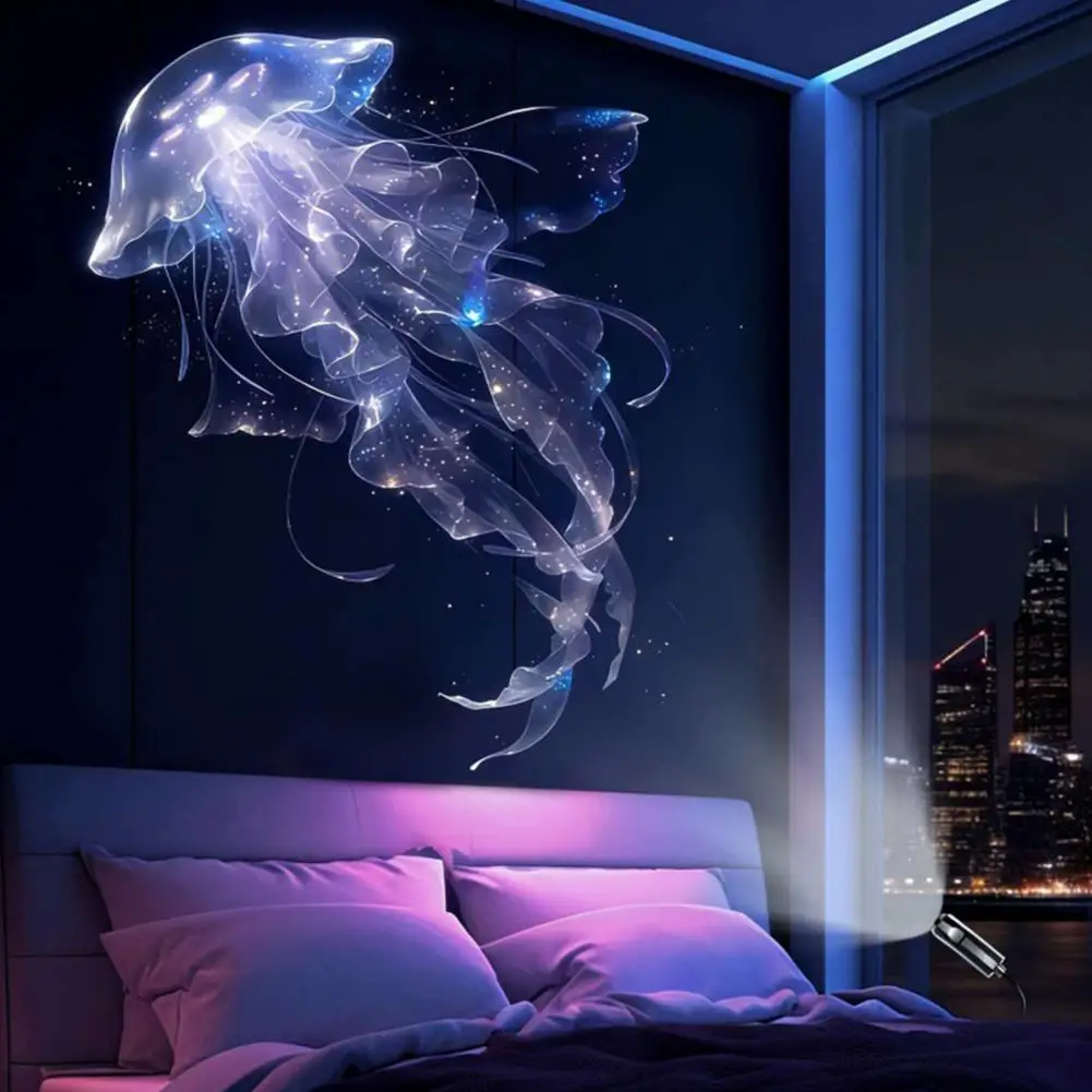 Ocean Starry Projector 2 1 Usb Mini Led Ocean Projector Night Light with 8 Life Slides Starry Lamp Soft for Bedroom for Bedroom