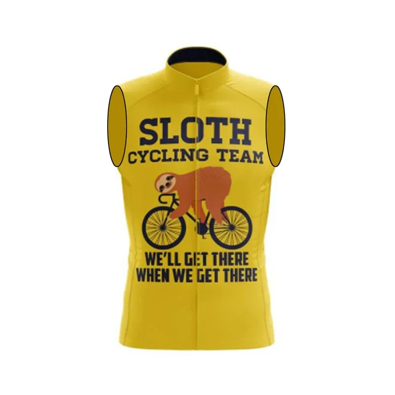 Cartoon Cycling Vest 2022 Summer Men Sleeveless Breathable Cycling Jersey MTB Bike Quick-dry Cycling Gilet Ropa Ciclismo Hombre