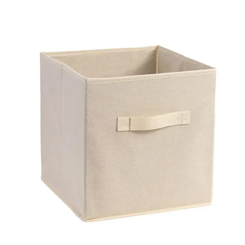 Non Woven Storage Box with Handles Foldable Fabric Storage Cube Colorful Organizer for Clothes Toys Books Shelves Closet Nursery - Image 11