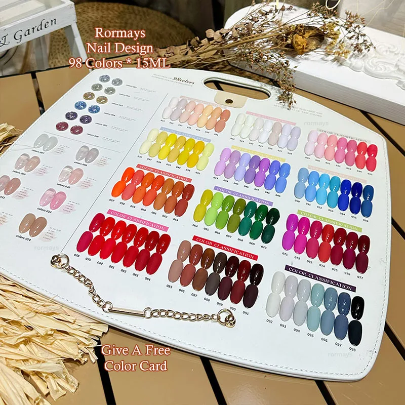 Ormays Mode Herbst Winter Gel Polieren 98 Farbe großes Set gemischt Klarlack Gel glänzende Glanz farbe UV Nail Art Fabrik