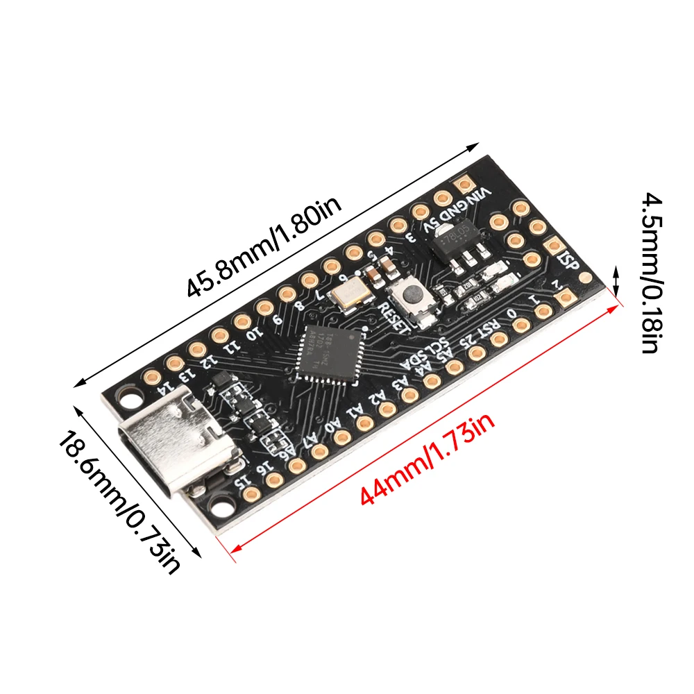 ATTINY88 Development Board Micro USB Type C 16Mhz /Digispark ATTINY85 Upgraded /NANO V3.0 Improved Board for Arduino