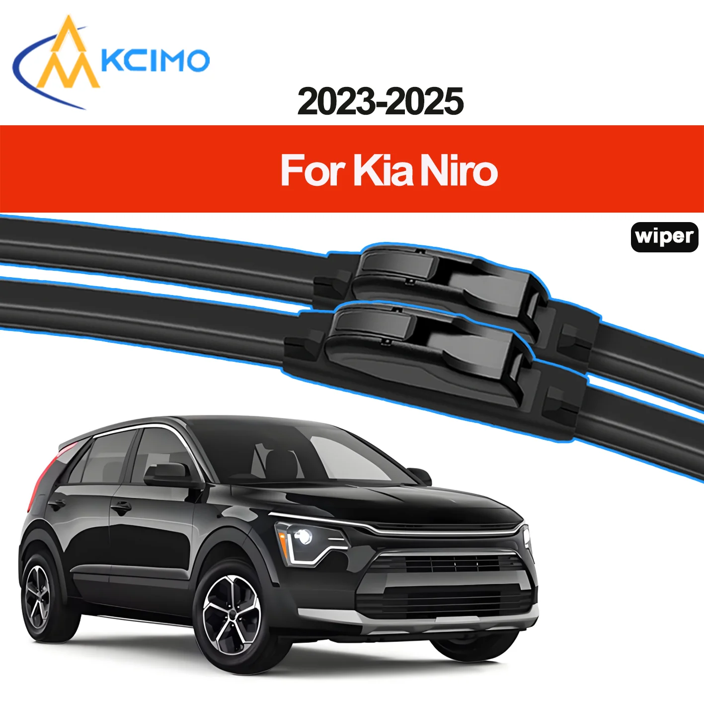 

KCIMO 2PCS New Front Windshield Wiper Blade for Kia Niro SG2 2023-2025 Front Windshield Auto Wipers Blade Accessories 2025 2024