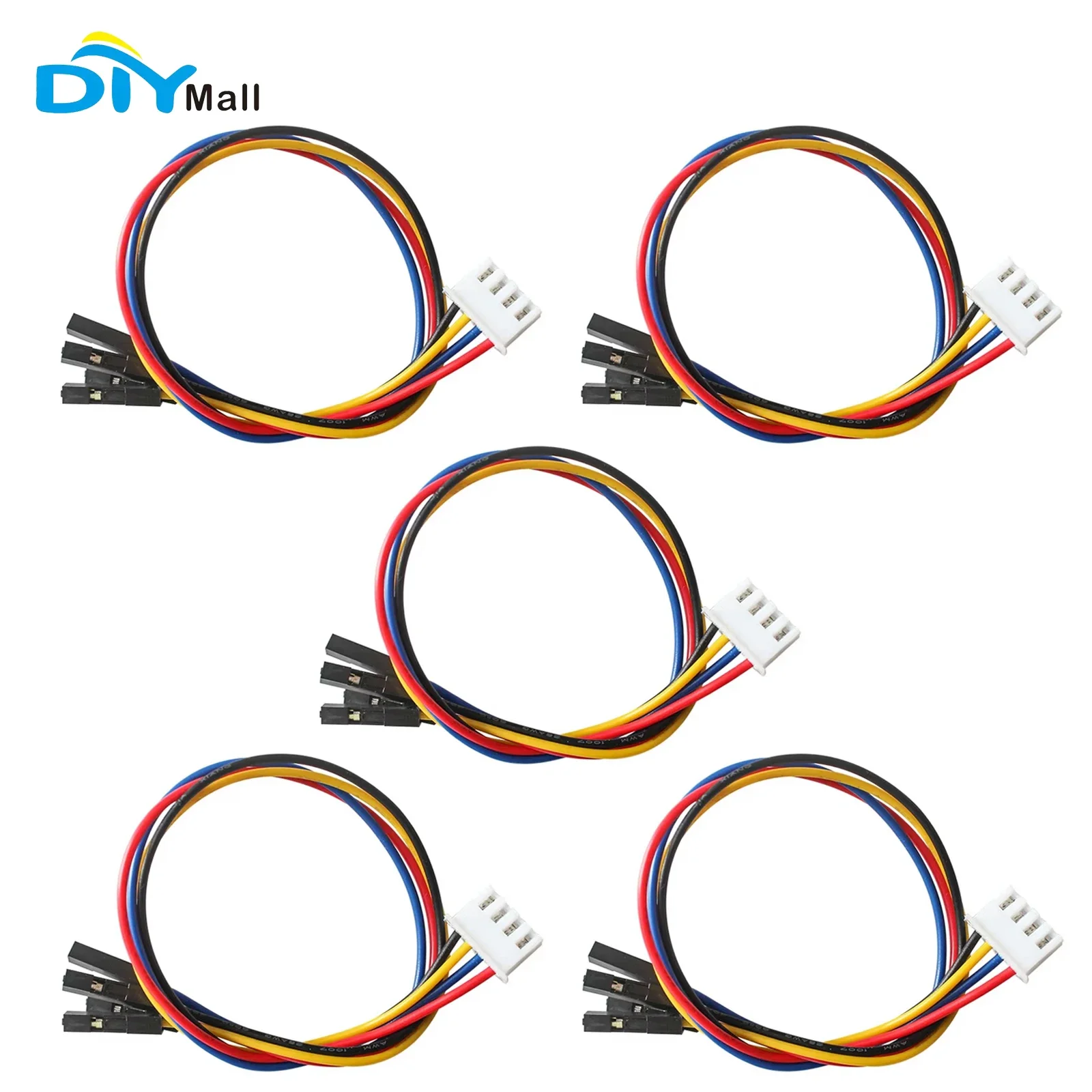 Гнездовой разъем кабеля Dupont 2,54 мм AWG24 200 мм 20 см для Nextion Basic diy (5 шт.)