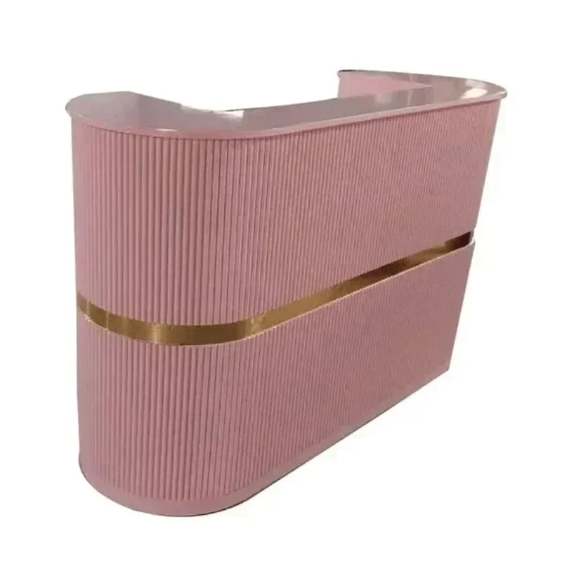 Simple Fashion Minimalist 59-Inch 150*60*100 CM Six Colours Light Cashier Mobile Convenient Reception Desk Office Luxury