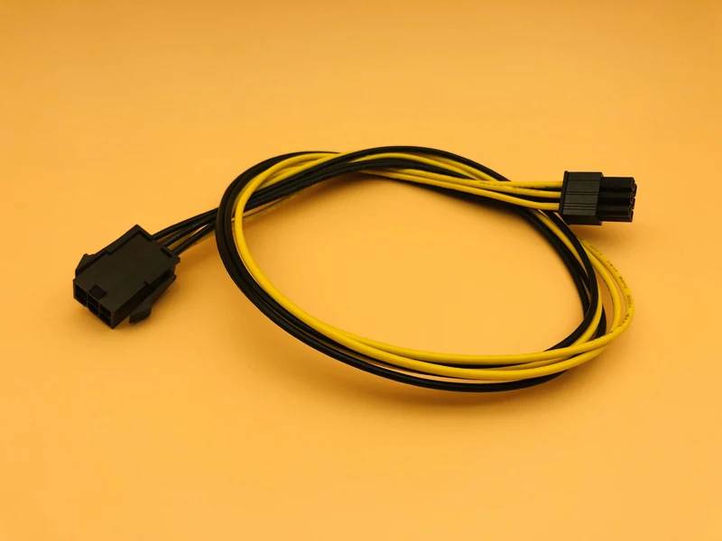 PCI-E PCIE PCI-Express 50cm 6P Male naar 6P Female Grafische Videokaart DIY Power kabel BTC Uitgebreide Mijnwerker Mijnbouw Draad 18AWG Kabels