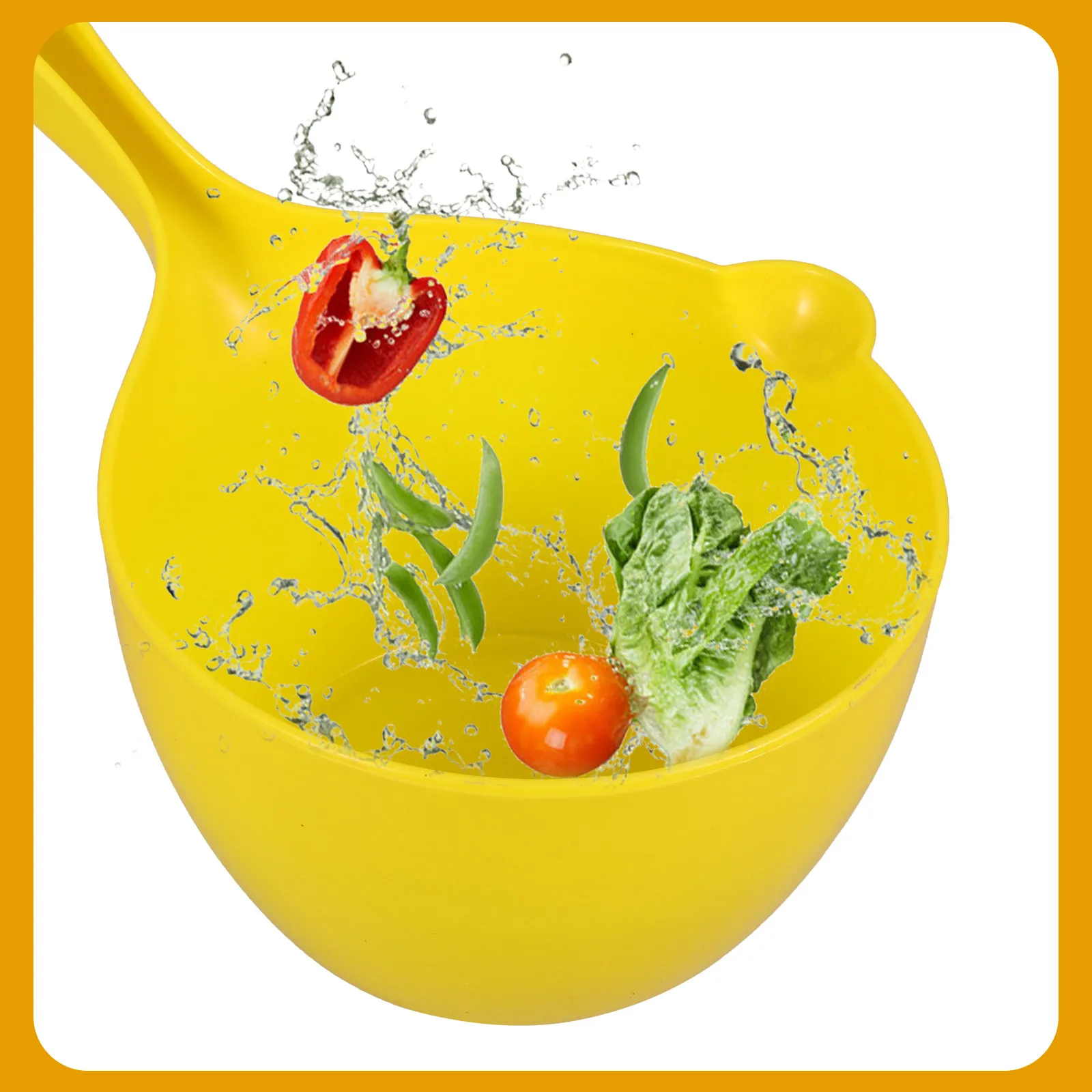 3Pcs Water Ladle Thickened PP Plastic Kitchen Scoop Watering Garden Bathing Bathroom Multipurpose Portable Ladle Dipper
