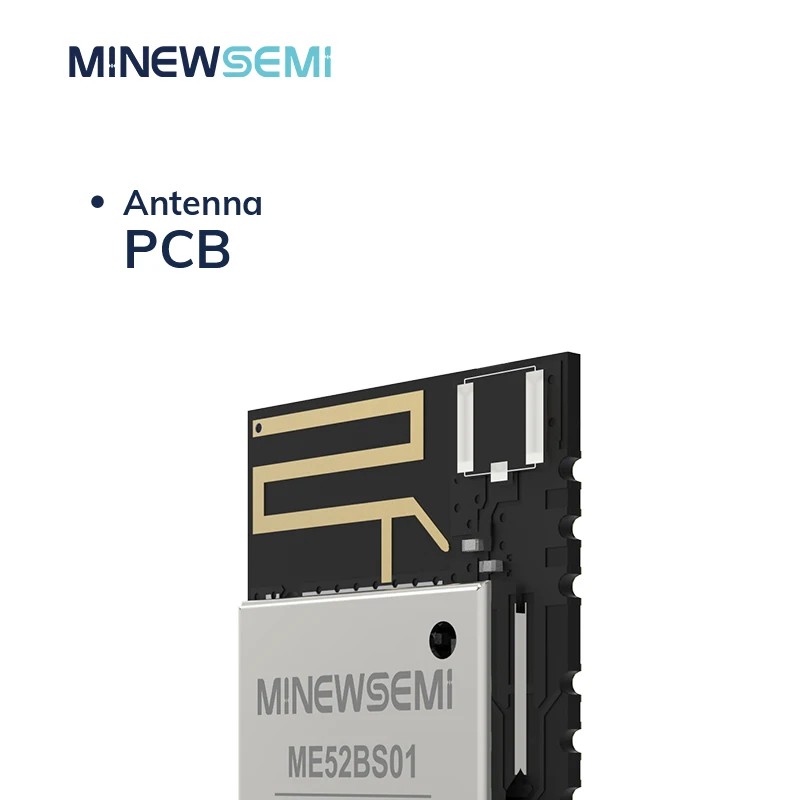 Minewsemi BLE 5.3 Telink TLSR8258 ME52BS01 2.4 جيجا هرتز PCB هوائي شبكة زيجبي وحدة بلوتوث منخفضة الطاقة