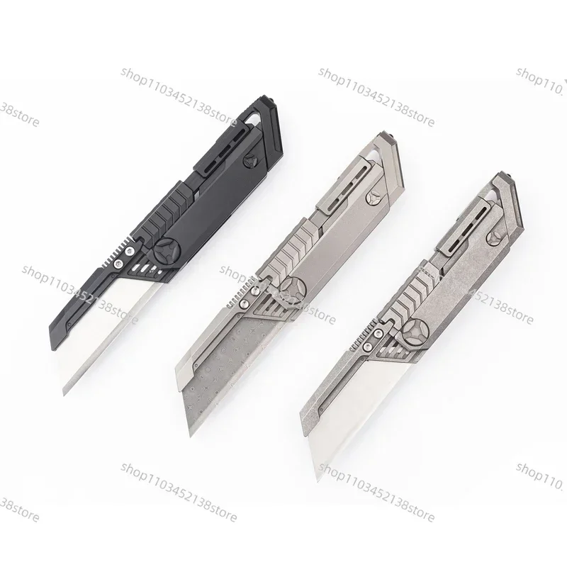 Nighthawk MT8 profiled Alien titanium alloy utility knife folding knife outdoor play portable tactical defensive pocket knife