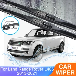 For Land Range Rover L405 2013~2021 Front Rear Set Wiper Blades Brushes Window Windscreen Windshield Cleaning Auto Accessories
