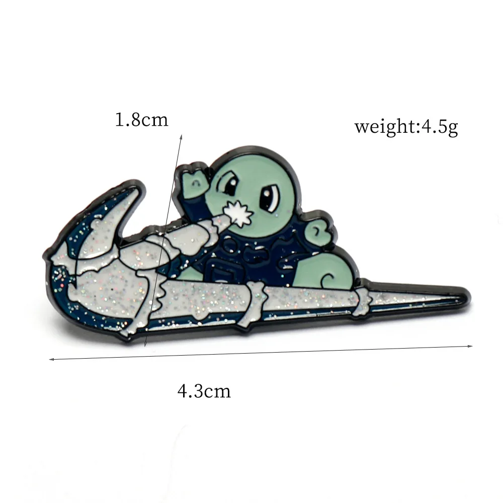3pcs/set Anime Pins Set Pokemones Enamel Brooch Metal Badge Jewelry for Clothing Backpack Accessories Pikachues Creative Gift image 3
