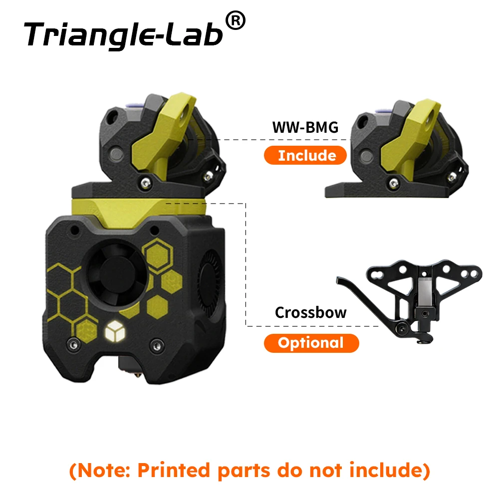 Trianglelab A4T Another 4010 Toolhead for Voron MMU ERCF BoxTurtle Xol-Carriage Tradrack MMX Quattro Box EMU 3MS Crossbow Cutter