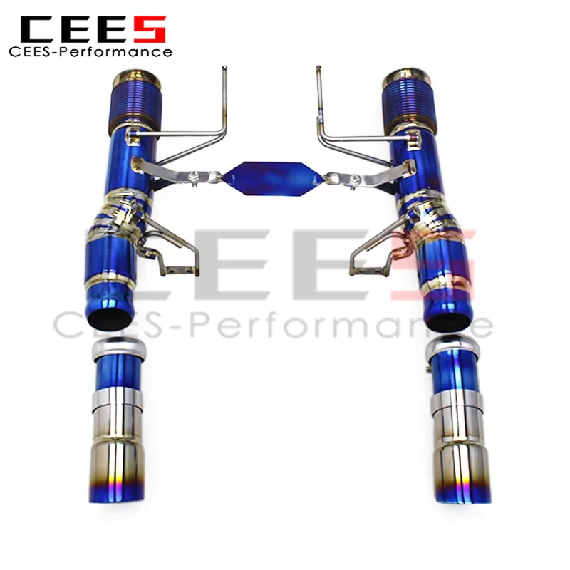 CEES Catback Muffler for Mclaren 720S 4.0 2017-2019 High Custom Sport Car Auto Parts Exhaust Pipes System Escape