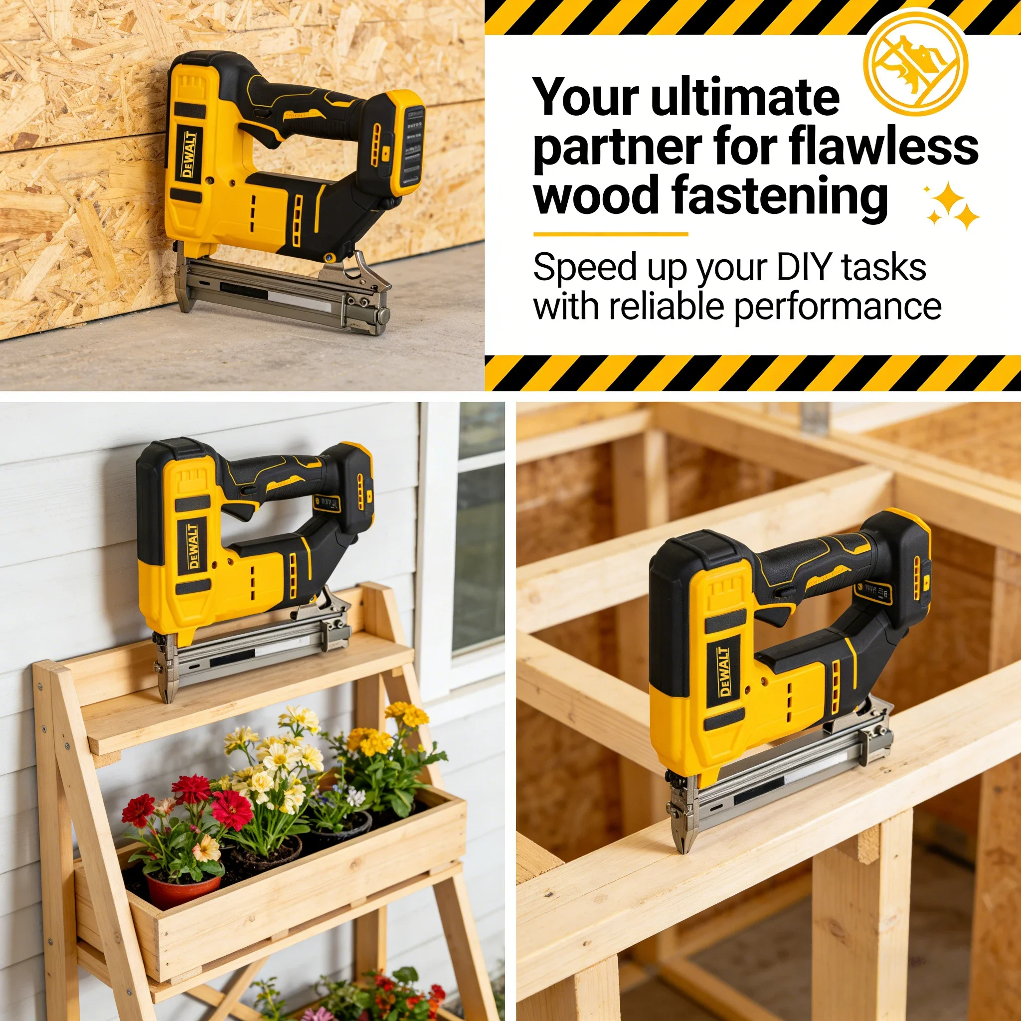 Woodworking Nail Gun - DEWALT Compact 18 Gauge Cordless Nail