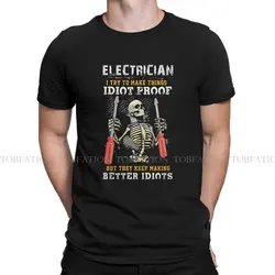 Sarcastic Fashion TShirts Engineer Electrical Electrician Male Graphic Fabric Streetwear T Shirt