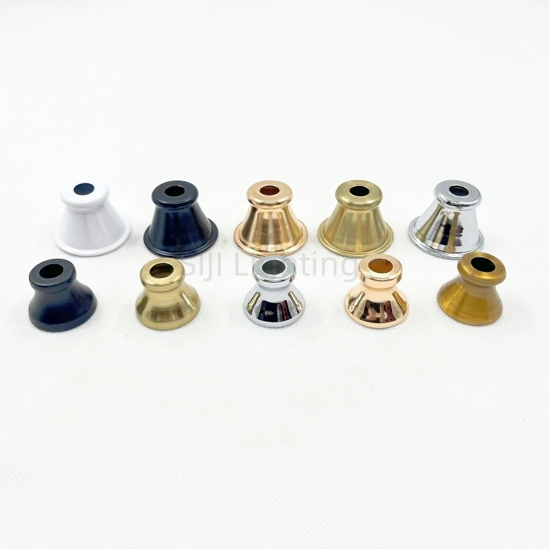 Iron Lamp Base Pendant Light Hardware Decorative Cover Cap Wall Lamp Bell Cover Decoration Small Cover Cap Horn Shaped Cover Cap