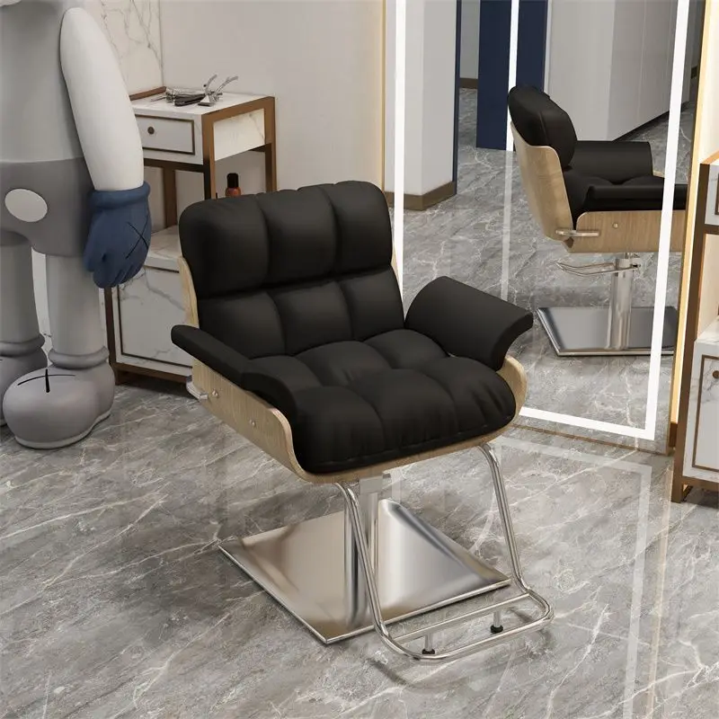 Barber Chair Barbershop Beauty Salon Reception Chairs Nail Iron Chaise Little Hairdressing Stool Swivel Cadeira Esthetician