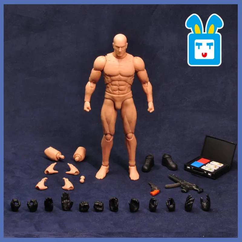 [In Stock]Vtoys Plain Body 1/12 Action Figure Accessory Bag Replace Hand Pistol Machine Gunner Suitcase Won