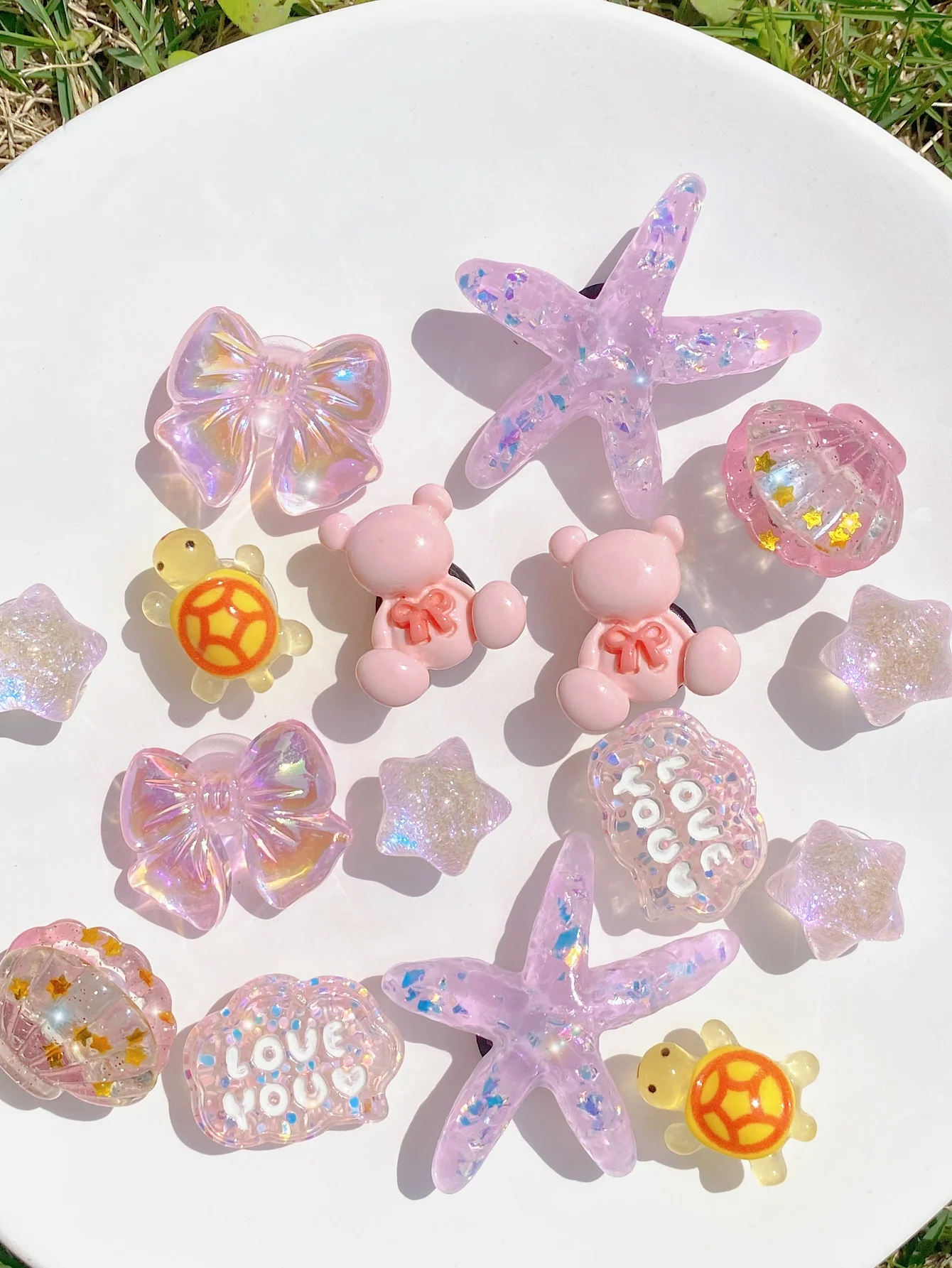 16pcs Fashionable & Versatile Pearl Starfish DIY Detachable 